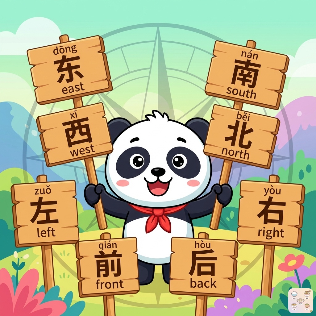 Chinese Directions Vocabulary