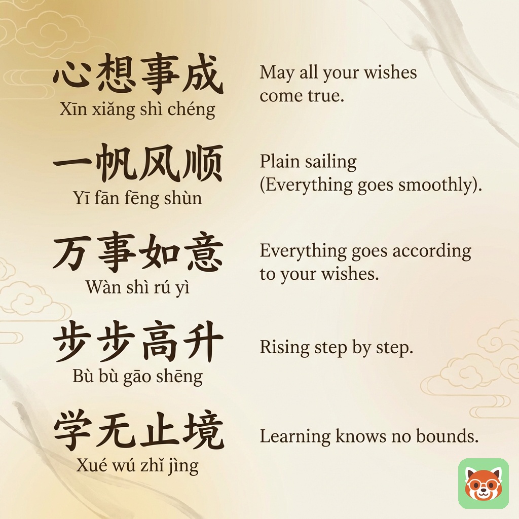 Positive Chinese idioms